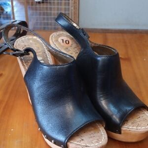 Sam Edelman women's s Black wedges Size 10
